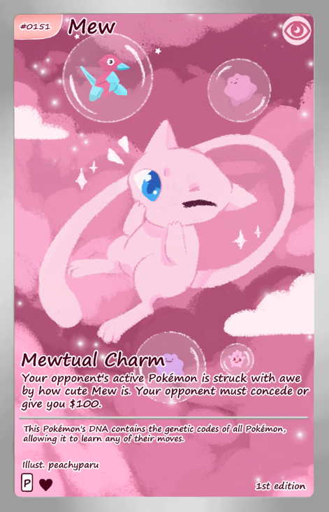 PeachyParu's Mew Card