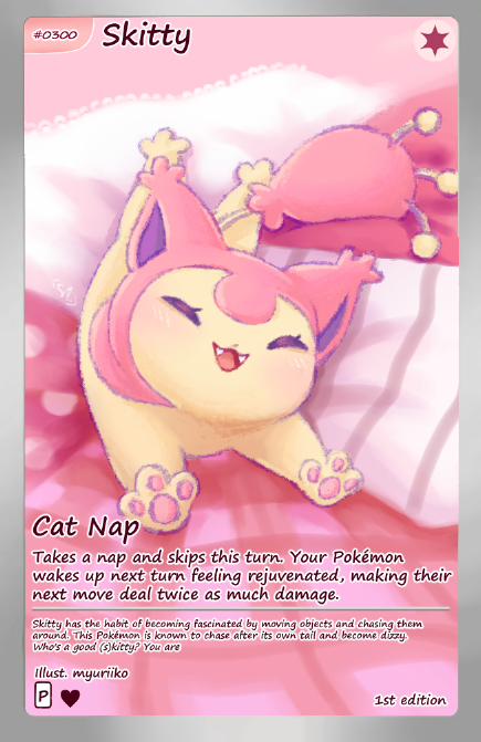 Myuriiko's Skitty Card
